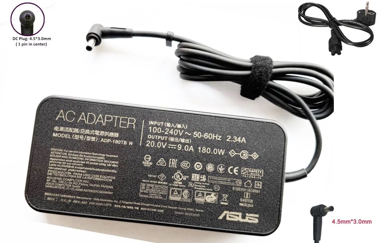 Casper excalibur G870 20v 9A 180w 4.5*3.0mm Adaptör Şarj Cihazı Orjınal Asus Marka