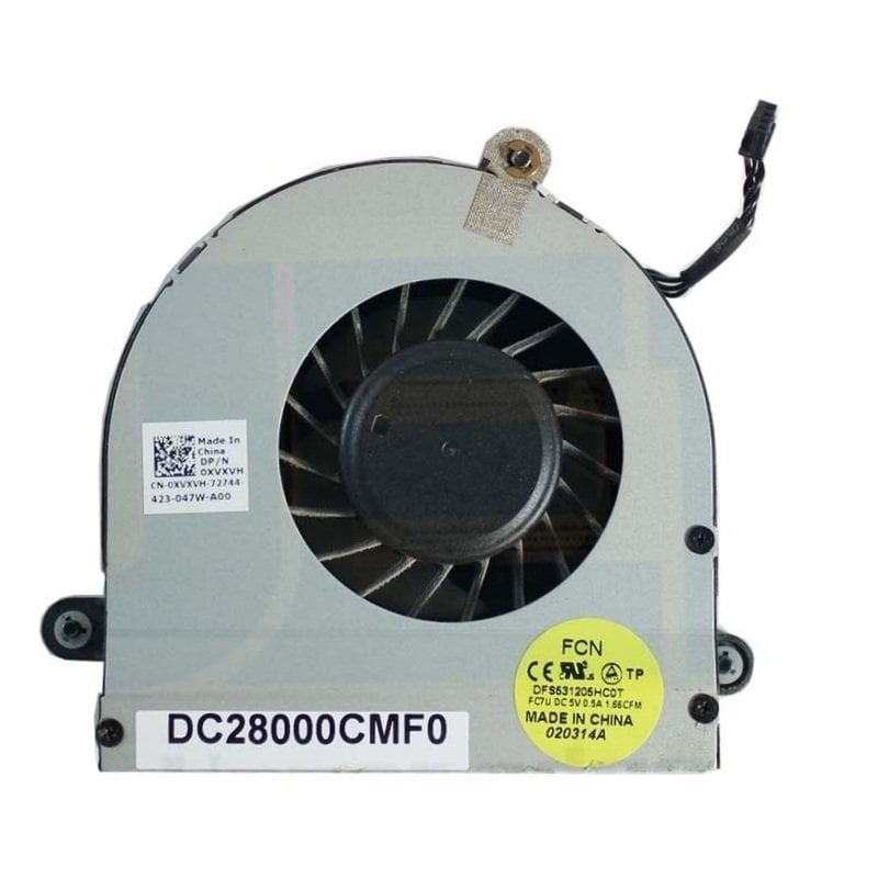 Orijinal Dell CN-0XVXVH DC28000CMF0 Cpu Sogutucu Cooling Fan