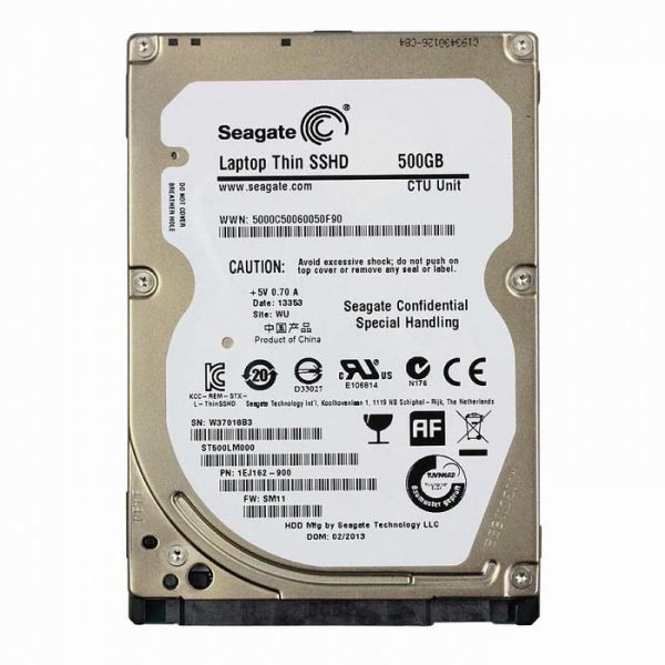 Seagate Laptop Thin SSHD 500GB ST500LM000 Sabit Disk Laptop Harddisk Slim Notebook Hdd