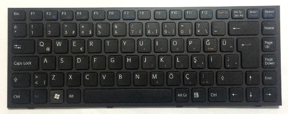 Sony Vaio VPCS1 VPC-S1 PCG-51113M PCG-51513M Klavye Tuş Takımı 9Z.N3VSQ.00T
