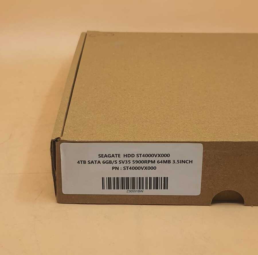 İkinci El HDD ST4000VX000 4TB SATA 6Gb/s SV35 5900RPM 64MB 3.5inch