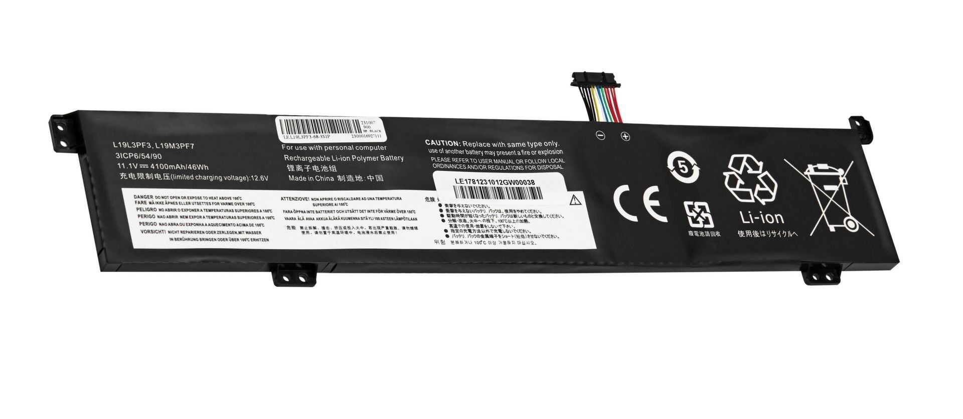 Lenovo L19l3pf3 L19d3pf4 L19m3pf7, 82D4 20V3 21B1 81Y4 82CG 82EY Ideapad Gaming 3 15IMH05 15ARH05 L19L3PF3 Creator 5-15IMH05, ThinkBook 15p IMH 20V3, 15P G2 ITH 21B1 Batarya Pil