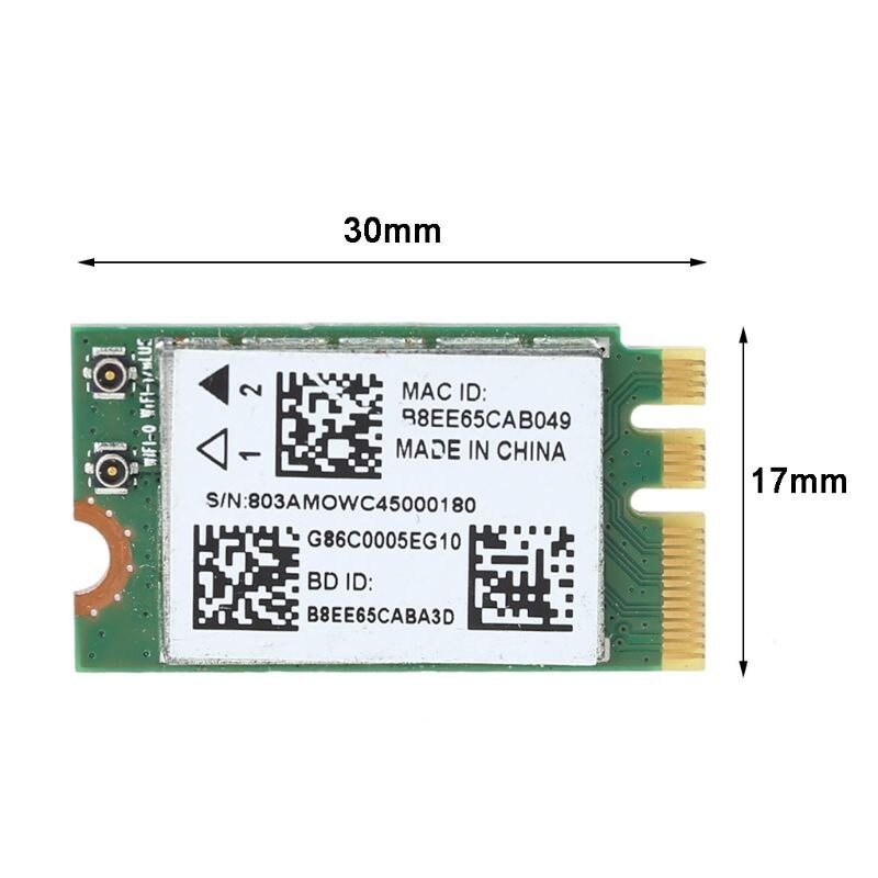 Orijinal Toshiba Satellite C50-B C55T-B C55D-B5310 C55D-B Notebook Laptop Bluetooth Wifi Wireless LAN Kartı G86C0005EG10