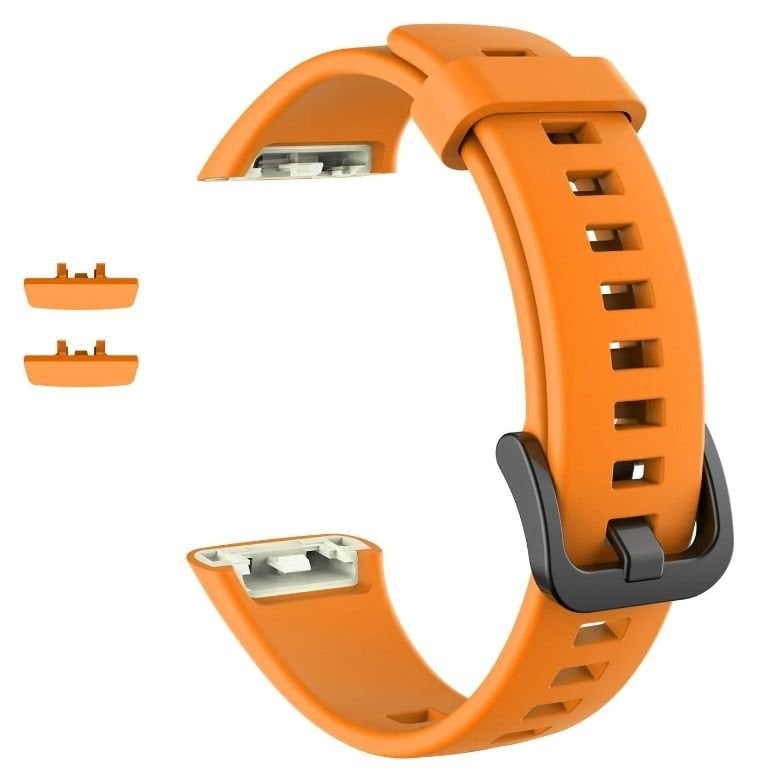 Huawei Band 6 KRD-47 Honor Band 6 Uyumlu Akıllı Saat Silikon Kordonu Turuncu 97025104