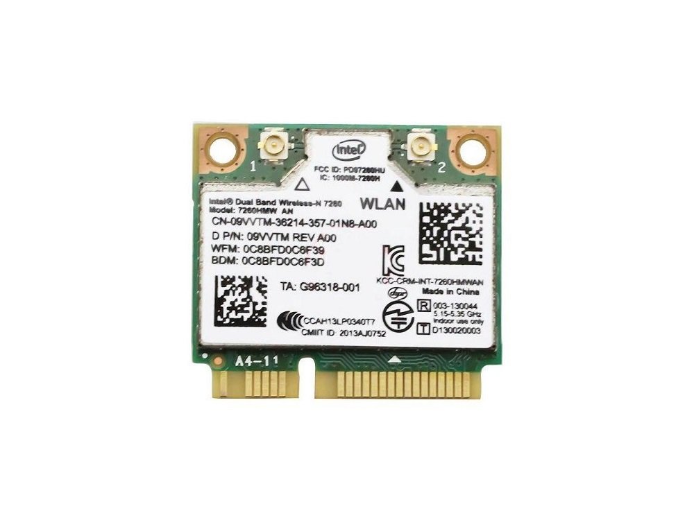 Orijinal intel 7260HMW AN Dual Band Mini PCI-E Notebook Laptop Bluetooth Wifi Wireless Lan Kartı