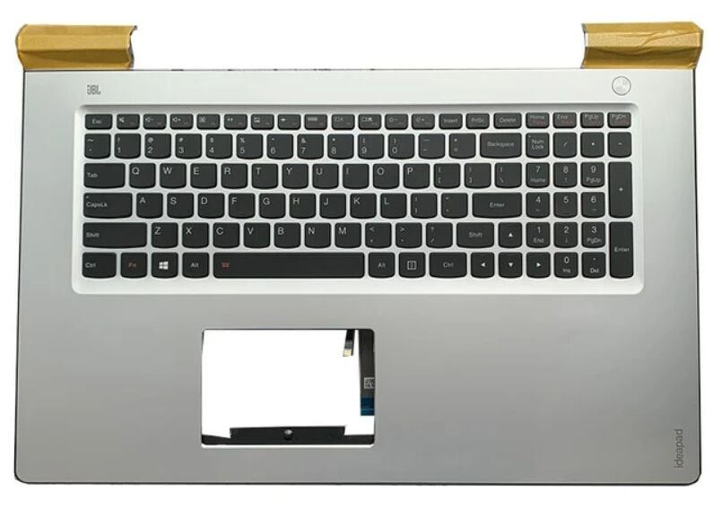 Lenovo Orijinal 5CB0L02341 652000200348B 17.3 inç Ledli Türkçe Klavye Dahil Üst Kasa