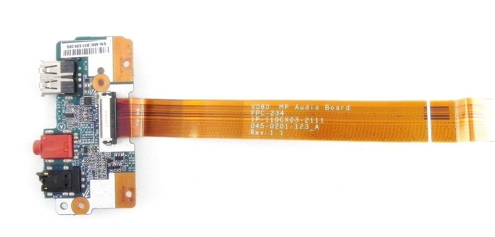 Sony Vaio VPCF2 PCG-81313M Harici Ses Usb Kartı Flex Kablosu 1P-1113J04-8011 1P-110CX03-2111