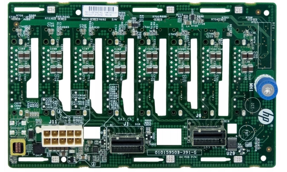 HP ML350P Gen8 SFF HDD Backplane Board 638928-001