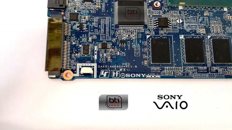 Sony Vaio SVT1112S1E i5-4210Y Anakartı: DA0KR1MB8E0 Uyumlu Parça anakart görsel 3