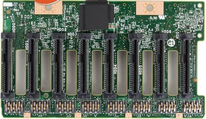 HPE Proliant Dl38x G10 8sff Arka Panel Kartı 872971-001