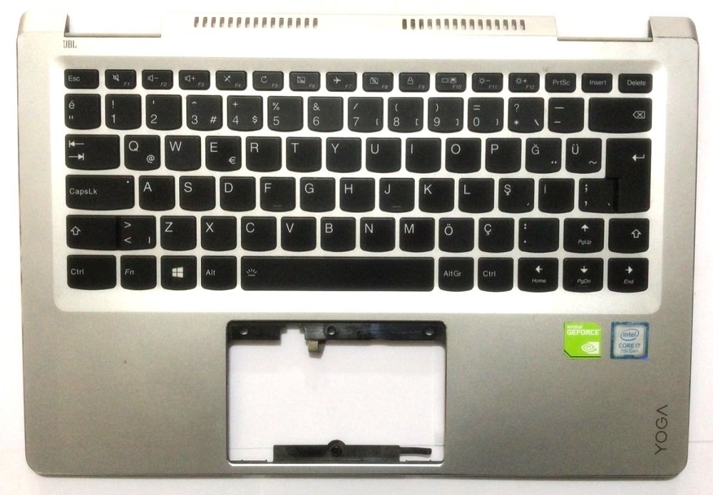Lenovo Orijinal Yoga 710-14IKB 80V4 Notebook Klavye Dahil Üst Kasa AM1JH000210