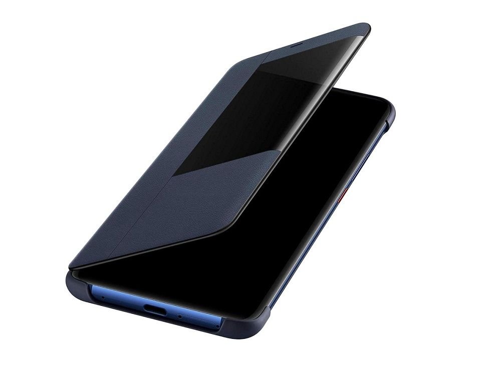 Huawei Mate 20 Pro LYA-L09 Smart View Telefon Koruyucu Kapaklı Kılıf Mavi 51992624