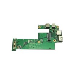 Dell inspiron M5010 DG15 Dc Power Jack DVI Ethernet USB Port Board CN-0WXHDY