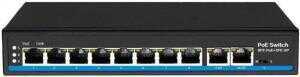 Entegron 8 Port 100M POE Switch +2 FE Uplink