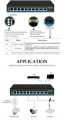 Entegron 8 Port 100M POE Switch +2 FE Uplink
