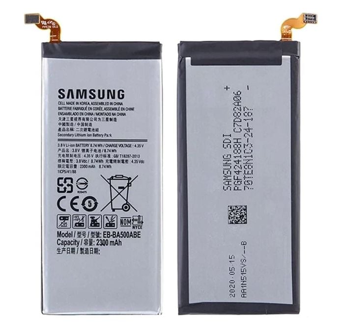 Samsung Orijinal Galaxy EB-BA500ABE 4.35V 2300mAh 8.74Wh Cep Telefonu Batarya Pil