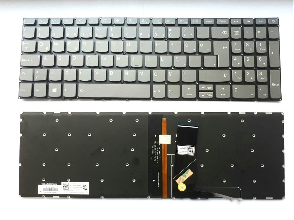 Lenovo ideapad S145-15API 320E-17AST 330E-15ARR 330R-15IKB Notebook Klavye Laptop Tuş Takımı -Backlit