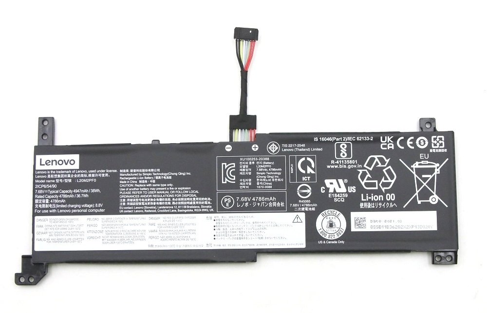 Orijinal Lenovo V15 G2-IJL V14 G3-IAP V15 G3-IAP Notebook Batarya Laptop Pil