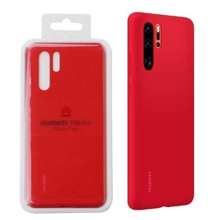 Huawei P30 Pro VOG-L09 VOG-L29 Telefon Koruyucu Silikon Kılıf Kırmızı 51992876