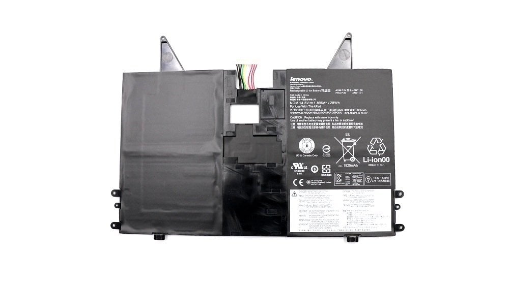 Orijinal Lenovo ThinkPad X1 Helix Gen 1 Tablet Batarya Notebook Pil
