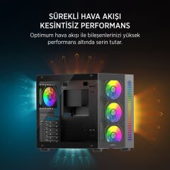 JAMES DONKEY STARK S800 4X ARGB BLACK KASA 750W