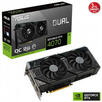 ASUS DUAL-RTX4070-O12G GDDR6X 192BIT