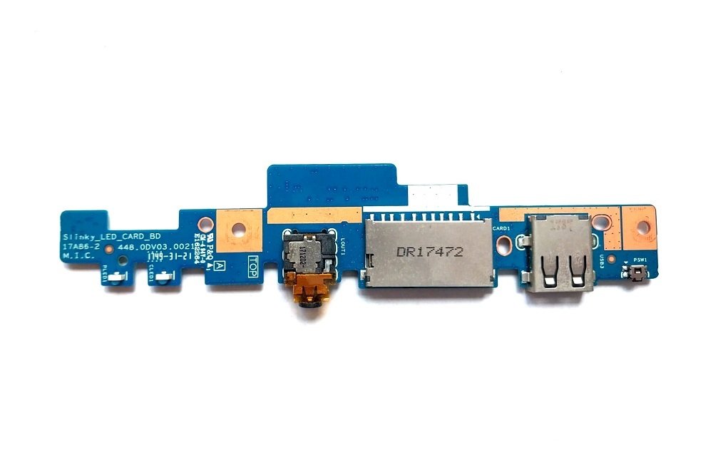 Acer Spin 3 SP314-51 SP314-52 Audio Kart Okuyucu USB Port Board 448.0DV03.0021