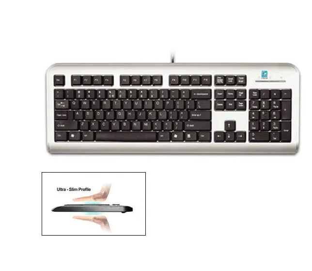 A4 Tech LCDS-720 Natural Ax-Slim F Klavye PS/2 KABLOLU