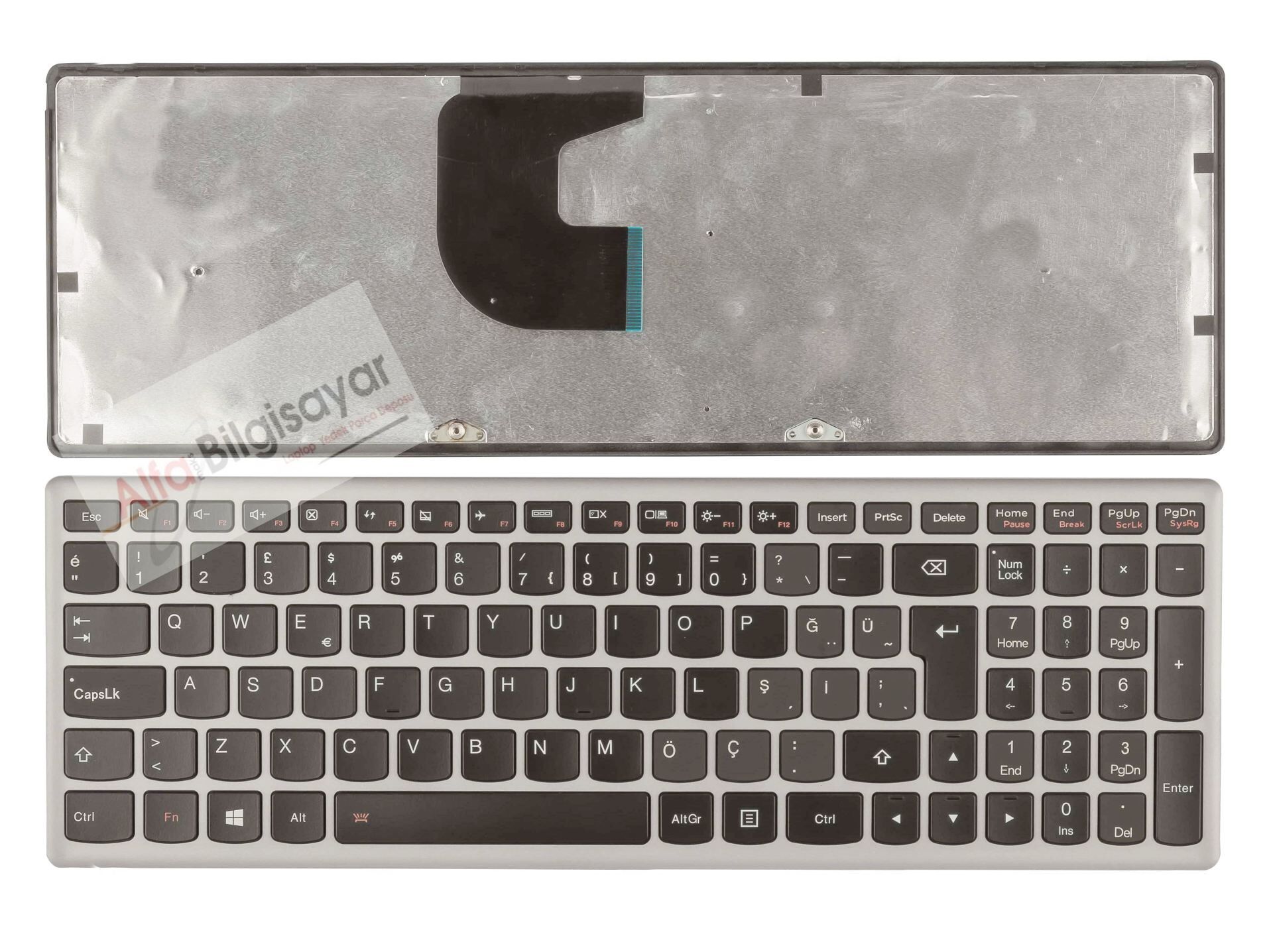 Lenovo Ideapad Z500  P500 20202 20221  Z500A  Z500G P500 P500A 25-206237 TuşTakımı Q-Türkçe Lenovo Z500 Silver Frame Black(For Win8) Tr Turkish T6f1-Tur 25206415 Pk130sy1d13 9Z.N8rsc.30T