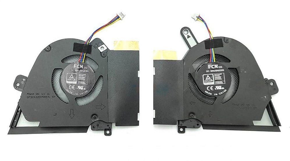 Asus TUF Dash F15 FA516 FX516PE FX516PM FX516PC Cpu Sogutucu Cooling Çift Sol Sağ Fan