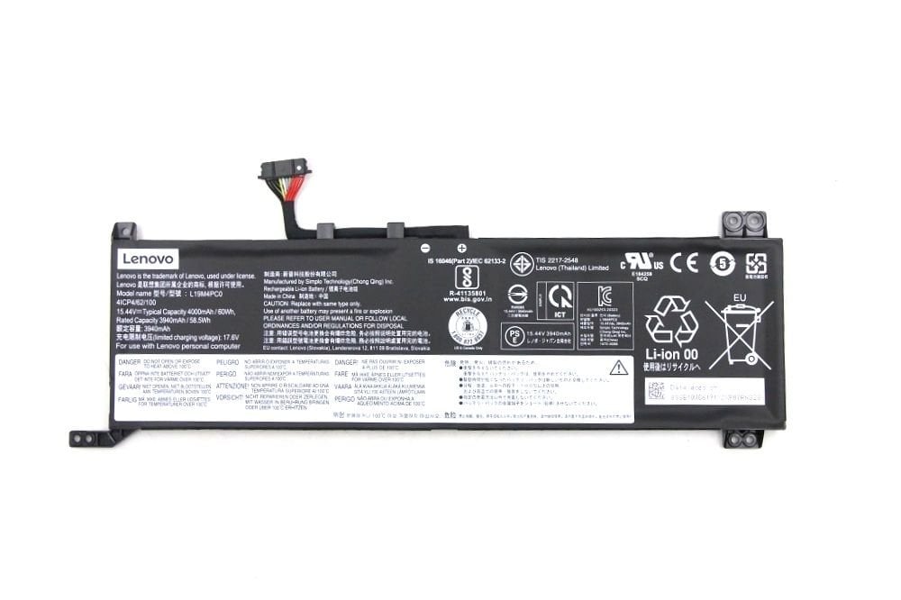 Orijinal Lenovo Legion 5-15ARH05H 5-15ARH05 Notebook Batarya Laptop Pil