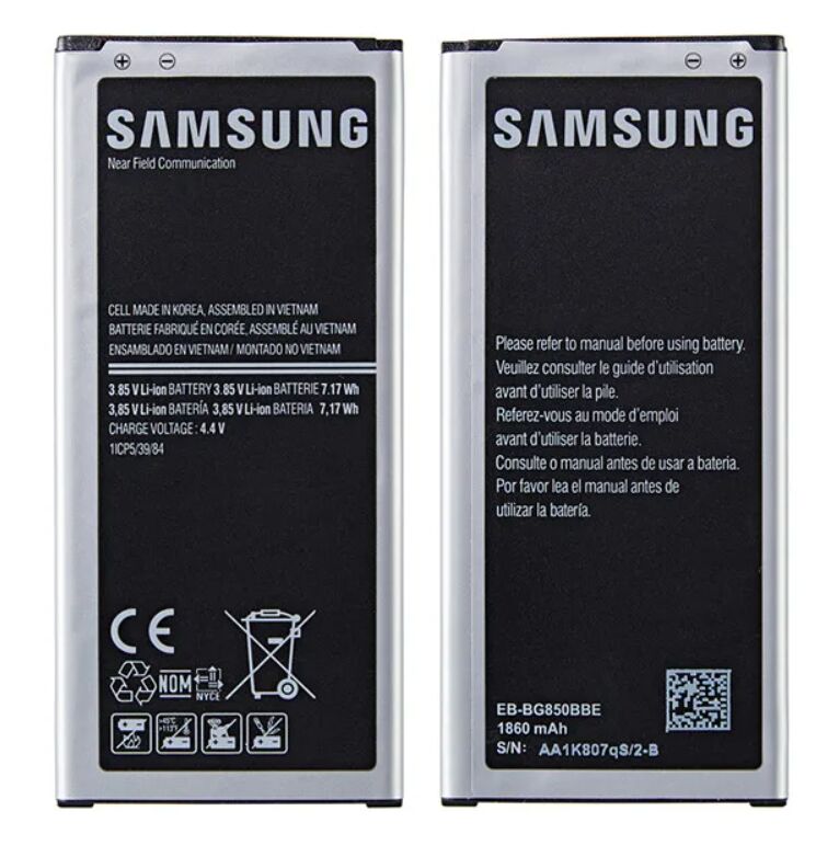 Samsung Orijinal Galaxy Alpha G850L G850T 4.4V 1860mAh 7.17Wh Cep Telefonu Batarya Pil