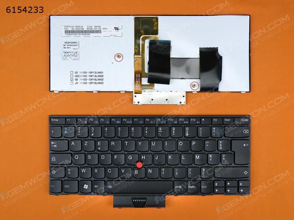 IBM Lenovo Thinkpad X1 Carbon 0B35741,  04W2785,  1AZ038,  NN-85TQ,  MP-10P16TQJ442  Klavye TuşTakımı