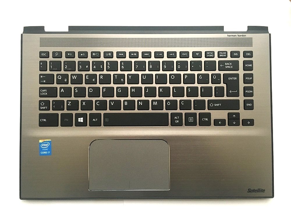 Orijinal Toshiba Radius 14, L40DW, E45W Notebook Klavye Dahil Üst Kasa H000089540