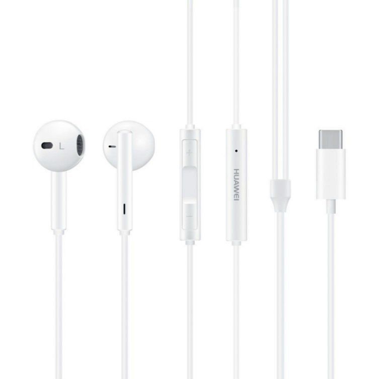Huawei P40 Pro ELSA-N29D Uyumlu CM33 Stereo Mikrofonlu Kulak içi Type-C Kulaklık