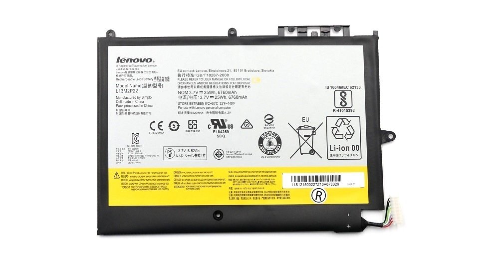 Orijinal Lenovo Miix 5B10G62886 5B10K10208 Tablet Batarya Pil
