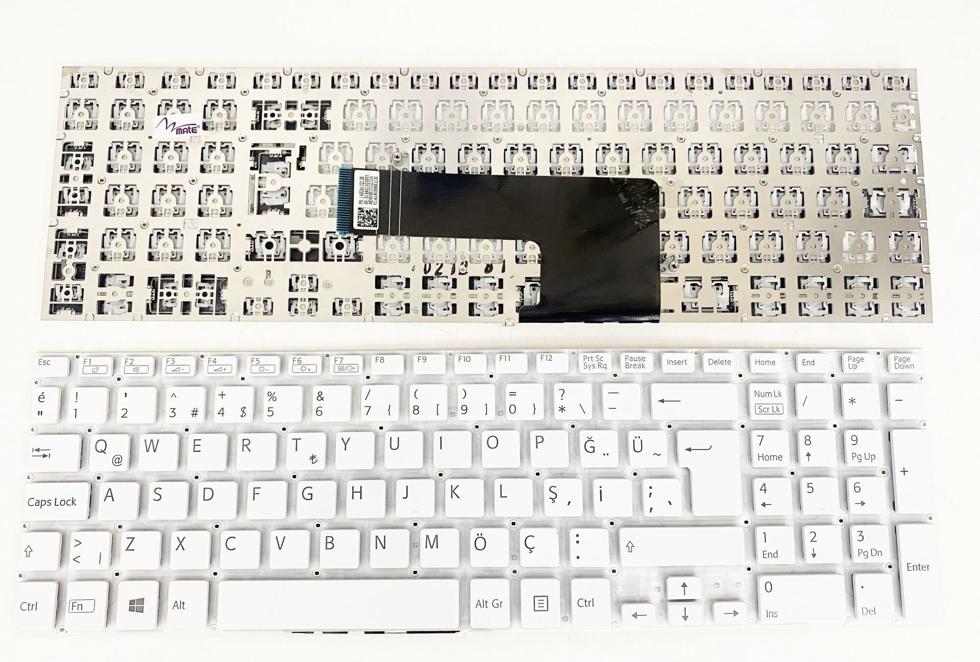 Sony fit 15 SVF15 svf152 svf153 svf154 N50 Serisi Beyaz Klavye TuşTakımı Q-Türkçe