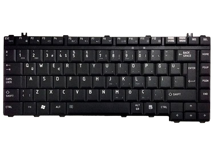 Toshiba Satellite A200-0RY013 A200-110 Laptop Klavye TR