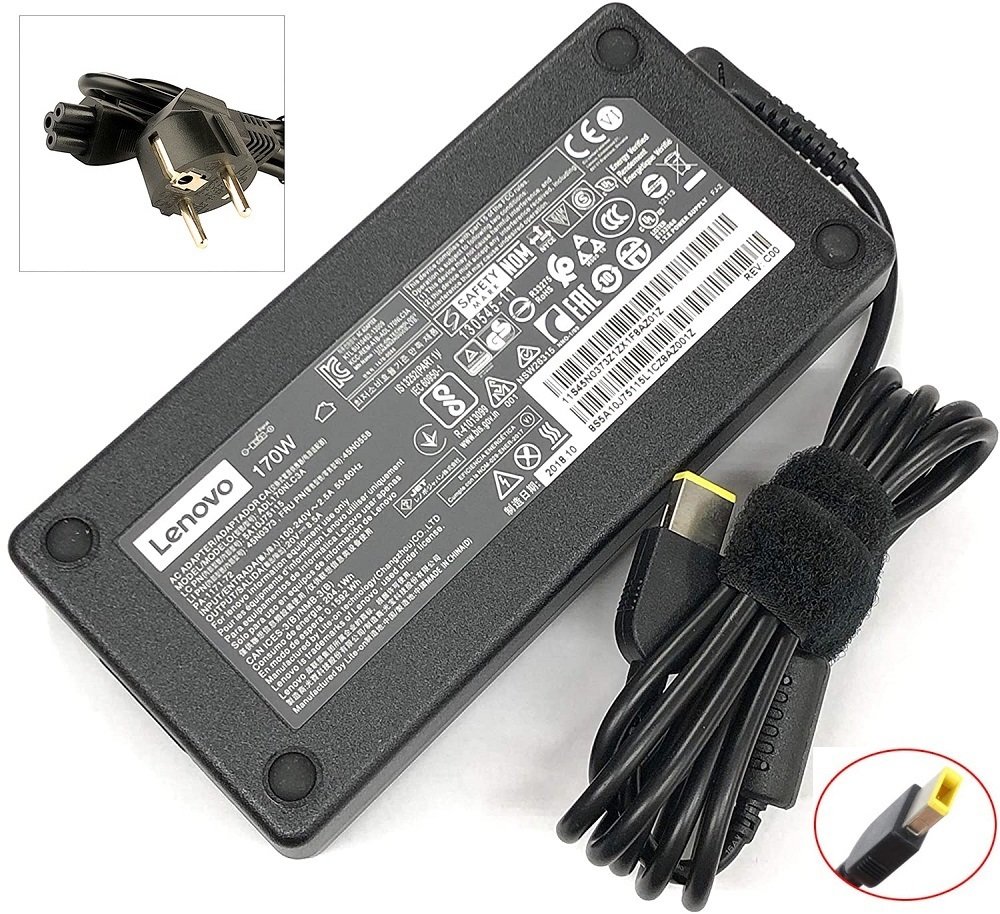 Orijinal Lenovo Legion S7-15ARH5 20V 8.5A Usb Uç Notebook Adaptör Laptop Şarj Aleti 45N0558