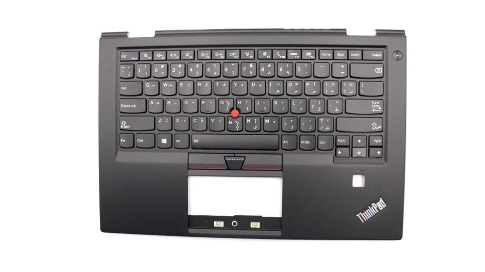 Orijinal Lenovo Thinkpad X1 Carbon Gen 4 20FB 20FC Arapça Klavye Dahil Üst Kasa