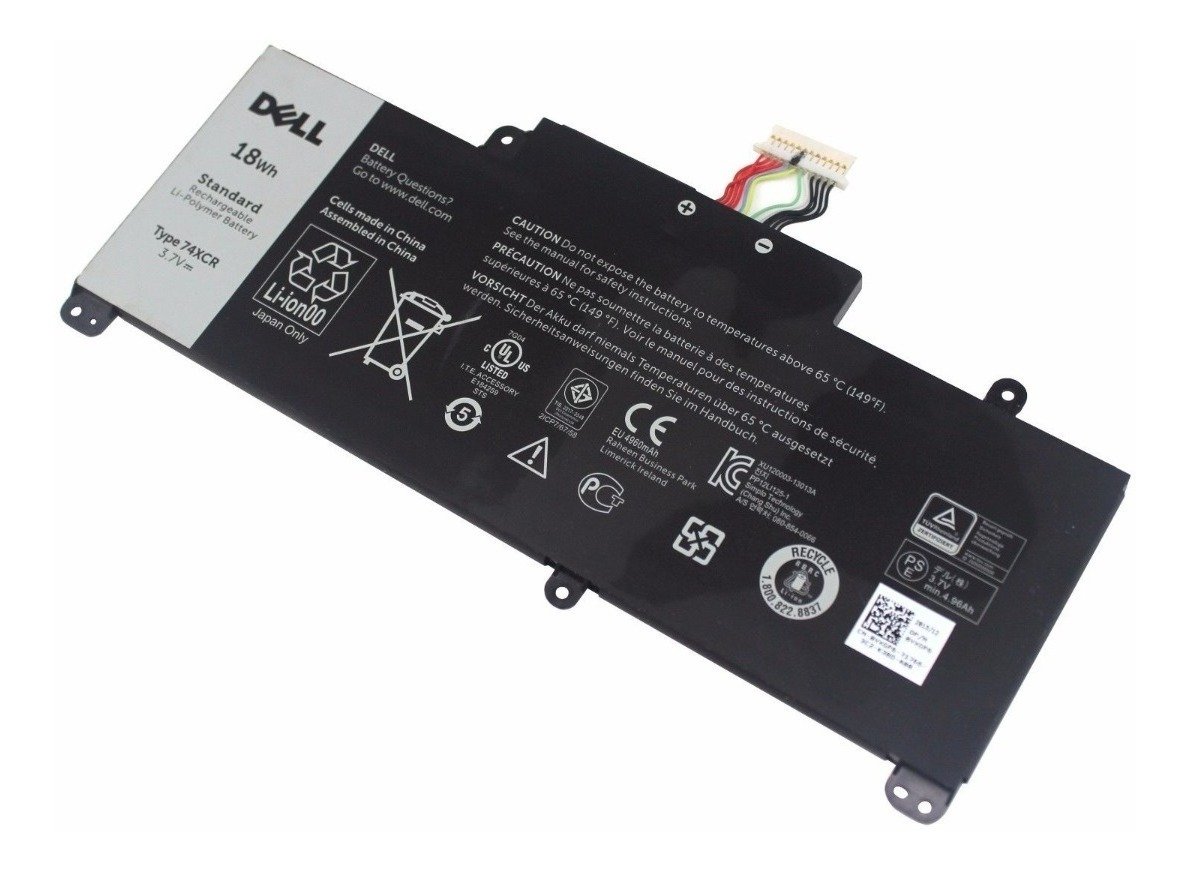 Orijinal Dell Venue VXGP6 074XCR X1M2Y Tablet Batarya Notebook Pil