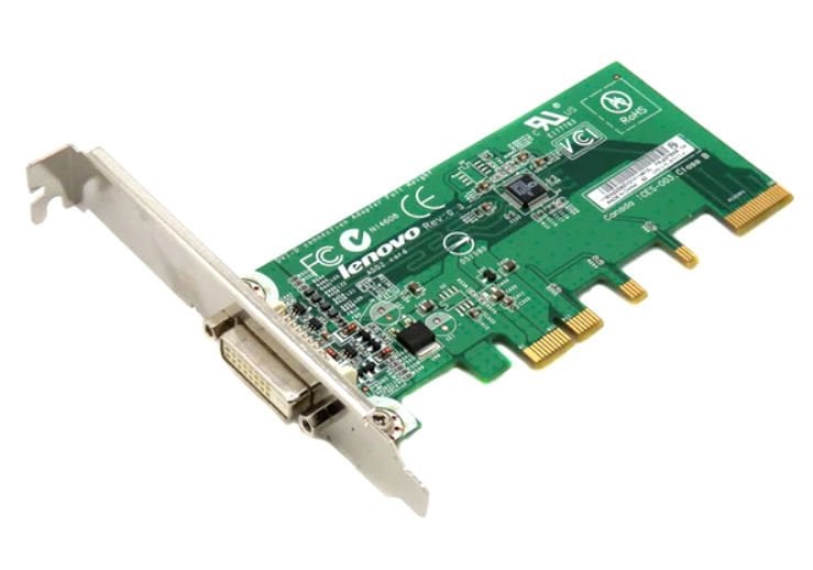Orijinal Lenovo ThinkCentre 43C0258 03T6005 Desktop DVI-D PCI-E Video Bağlantı Kartı