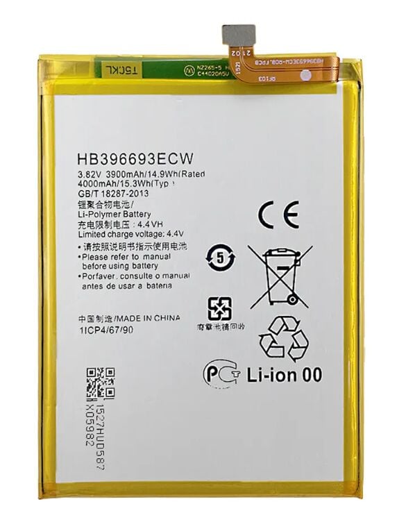 Huawei Orijinal Mate 8 8s 4.4V 4000mAh 15.30Wh Cep Telefonu Batarya Pil