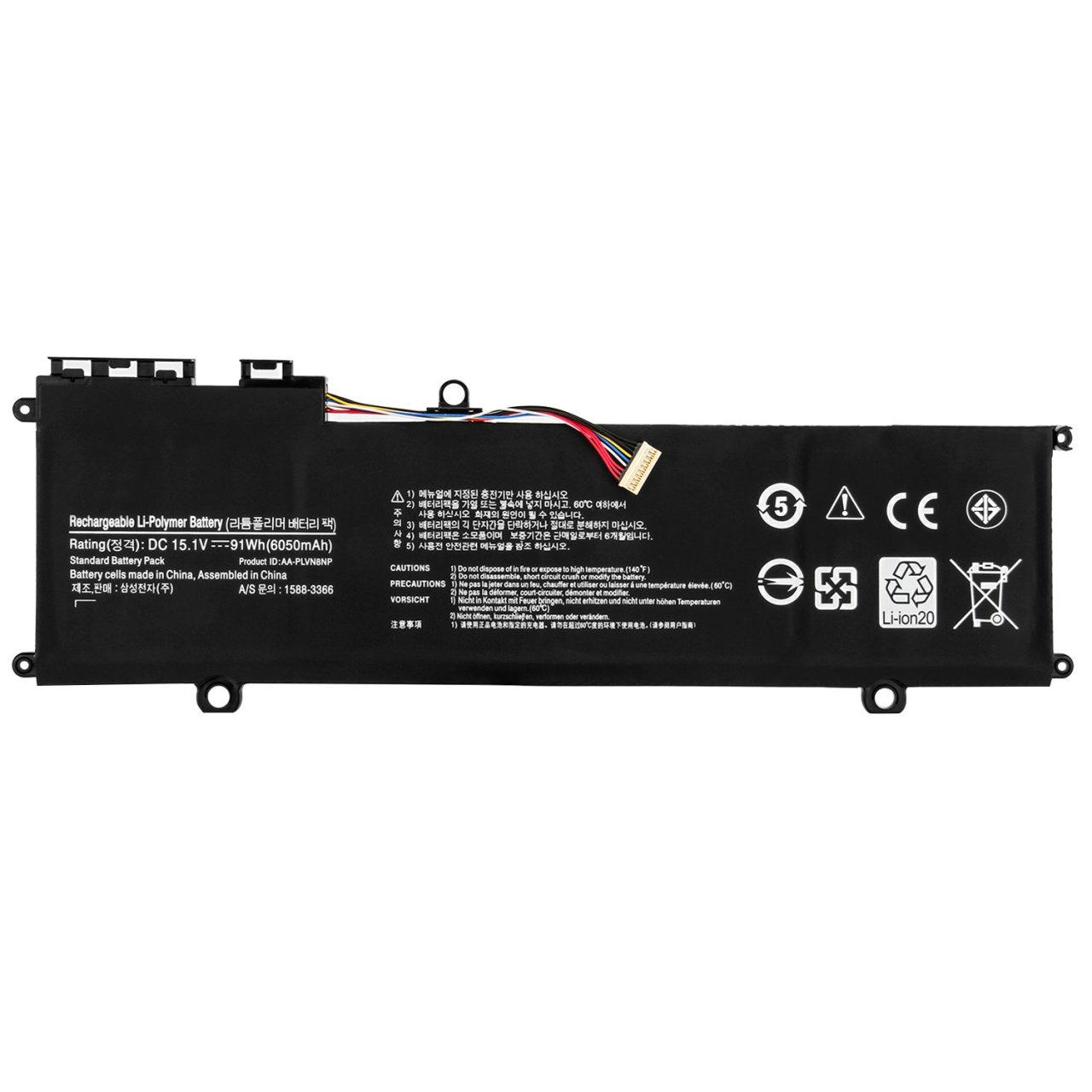 Samsung AA-PLVN8NP Notebook Batarya Laptop Pil