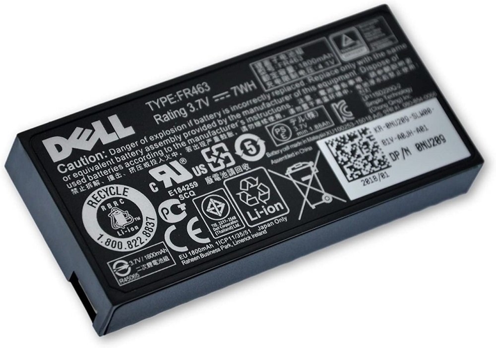 Orijinal Dell PowerEdge 1900 1950 2900 Server Batarya Pil