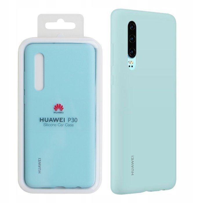 Huawei P30 Dual Sim ELE-L29 Telefon Koruyucu Silikon Kılıf Mavi 51992958