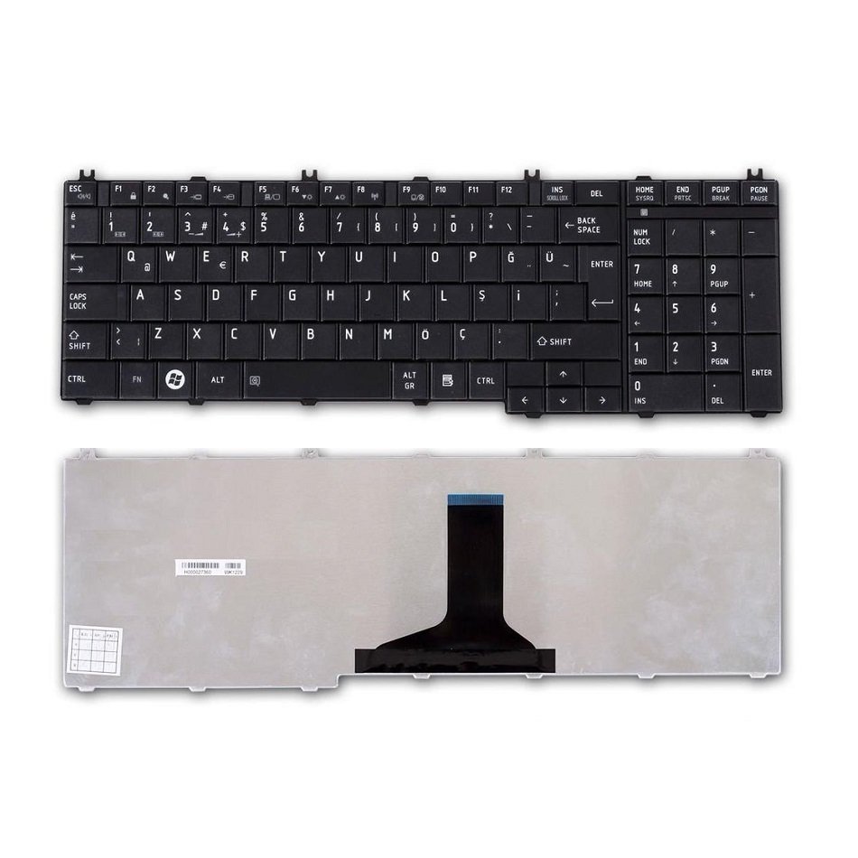 Toshiba Satellite L750-11W L750-121 L750-16V Klavye Tuş Takımı Siyah