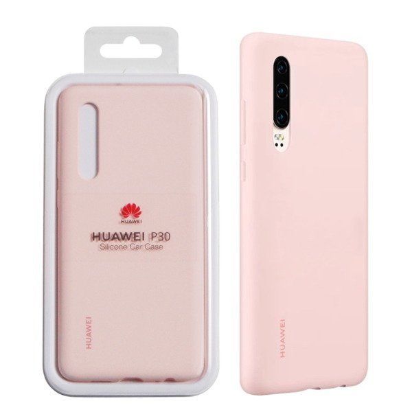 Huawei P30 Dual Sim ELE-L29 Telefon Koruyucu Silikon Kılıf Pembe 51992846