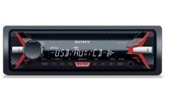 Orjinal Sony CDX-G1100U CD/USB Oto Çalar USB ve AUX Girişli Oto Teyp Kafası Front Ön Panel Dijital Medya Alıcısı