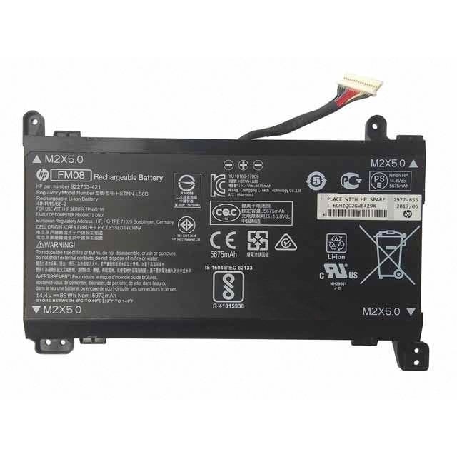 Orijinal Hp Omen 922976-855 TPN-Q195 16 Pin Notebook Batarya Pil
